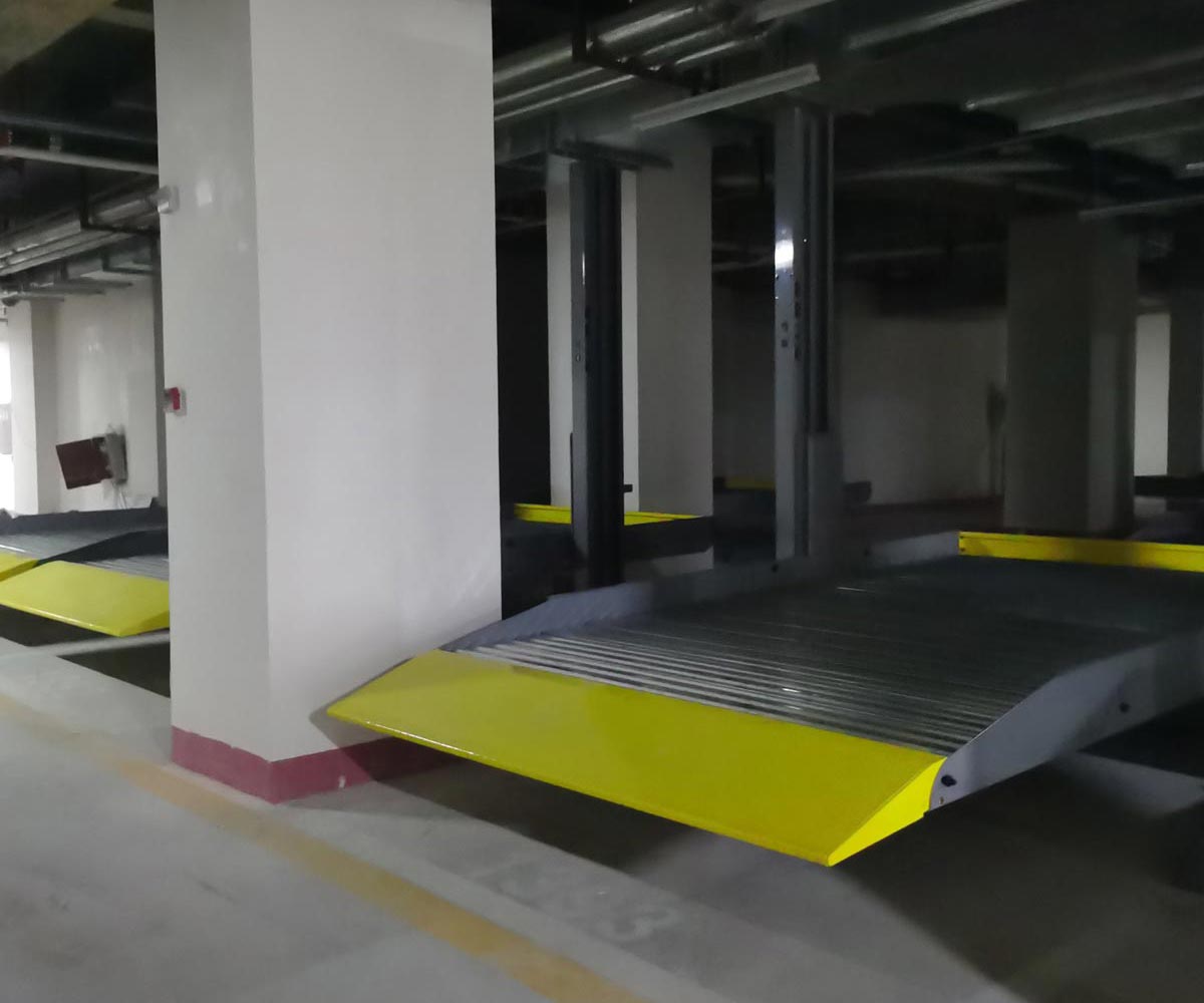 兩層升降式機械停車設備租賃
