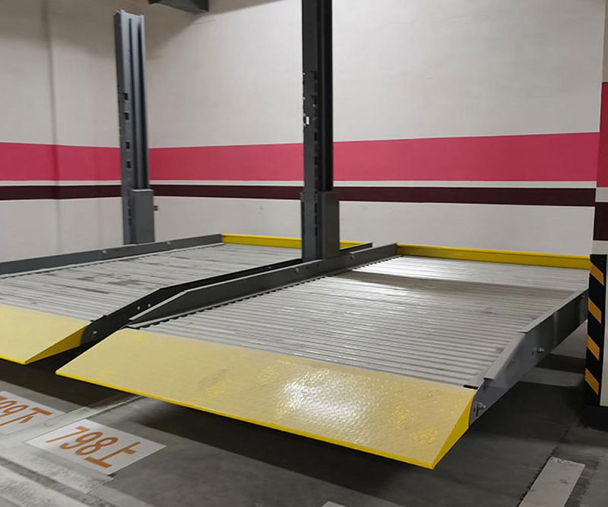 西雙版納雙層立體停車庫為現代現代小區的停車設備做出貢獻