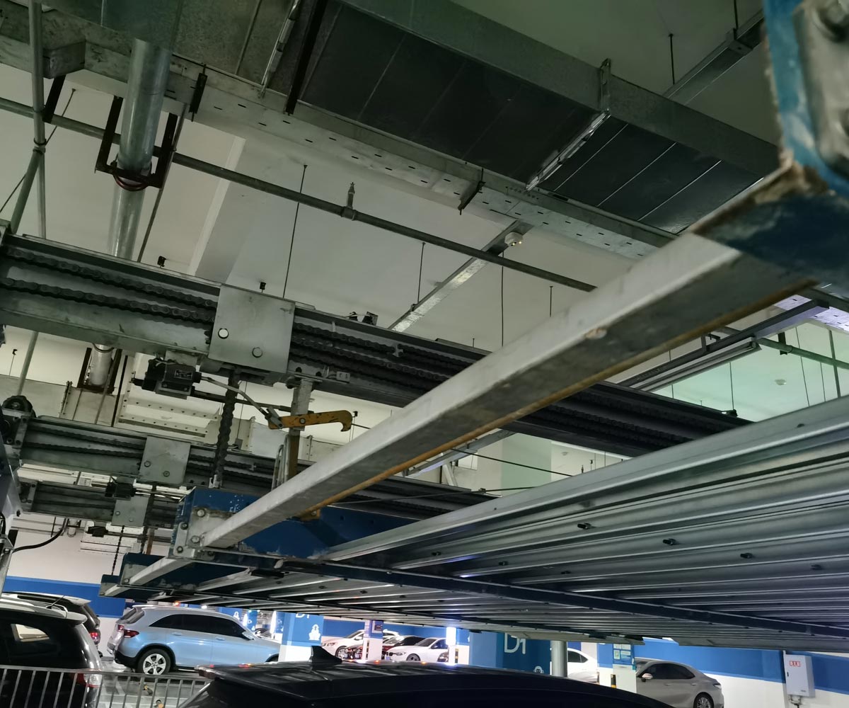 龍陵PSH2單列式二層升降橫移自動立體停車庫