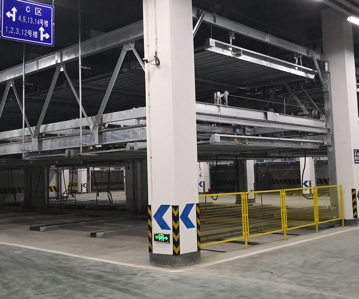 大關PSH6六層升降橫移式自動立體停車庫